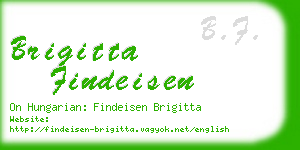 brigitta findeisen business card
